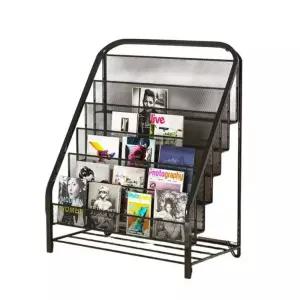 철제 잡지꽂이 홍보 수납 팜플렛 진열대 6단 브로셔