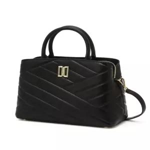 닥스 액세서리 여성 25SS 블랙 DD로고 소가죽 토트백 WCBA5E630BK