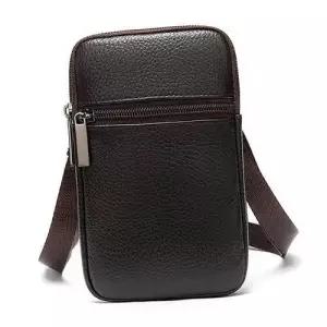 크로스백 남성 미니 여행용 백 폰 가방 소가죽 WFIKWSP