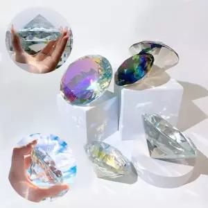 고품질 네일아트 80mm 네일디스플레이소품 유리다이아 수정구 (WFKANBK)