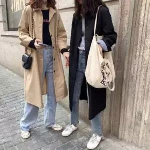 셔츠형 트렌치코트 홑겹 아우터