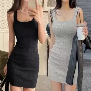 여자 반팔원피스 나시 미니 미디원피스 원피스 니트 꽈베기 민소매
