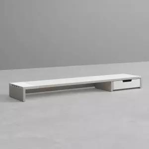 데스커 1000폭 고속 무선 충전 USB 허브 모니터 받침대 2.0 (서랍형) DSABPA10001