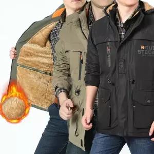 [프로셀러] 남성 야상 벨벳 양털 점퍼 후드 잠바 남자 바람막이