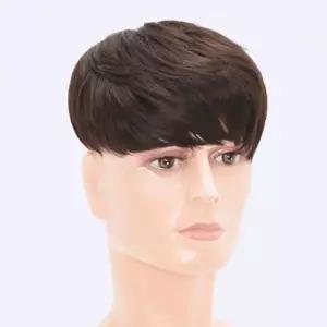[하프클럽/]남성 부분 정수리 가발 남자가발