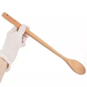 비취우드 원목 긴 커피 스푼 수저 티스푼 33cm 자연재료 조리용 (WFKBE19)