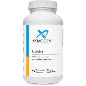 XYMOGEN L 라이신 1000mg 캡슐 콜라겐 합성을 지원하는 노산 보충제로 아르기닌 섭취량 증가에 균형을 제공