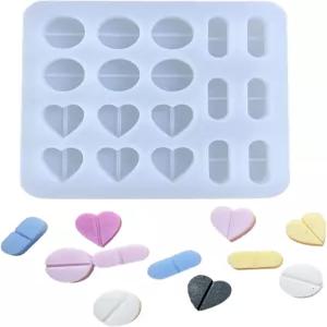 알약을 만들기 위한 주딜료 알약 틀 캡슐 실리콘 충전 필러 프레스 제조기 퀵샌드 레진 태블릿 펜던트