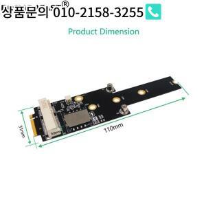 M.2 NGFF 키-M 인터페이스-MPCIe 미니 PCI-E 무선 어댑터 3G LTE 모뎀 및 와이파이 BT 모듈용 1 SIM 카드홀