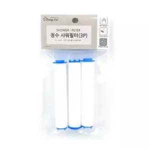 ( )정수 샤워필터 리필 3개 기필터 정수샤워기 기헤드 기교체 샤워기헤드 욕실기 샤워기교체
