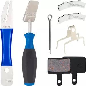 VLBPCR 7피스 세트 자전거 디스크 브레이크 수리 도구 키트 정렬 도구에는 로터 트루잉 포크 조정 갭