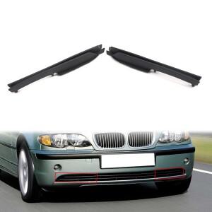 [호환품]BMW 호환 3 시리즈 E46 2001 2005용 자동차 앞 범퍼 하단 그릴 외부 1개 ABS 플라스틱 블랙 511170