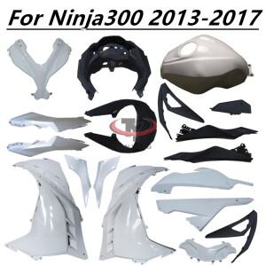 Ninja300 용 바이크 오토바이 2013 Fit ninja 300 도색되지 않은 페어링 차체 주입 액세서리 플라스틱 부품