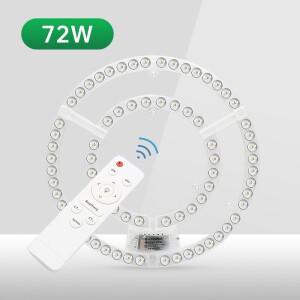 천장 조명 LED 패널 AC220V 교체용 모듈  가능 72W 원형 보드 램프 선풍기