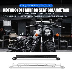 범용 다기능 바이크 오토바이 밸런스 바 길이 조절 가능 익스텐더 알루미늄 스틸 핸들 모터 수정 부품