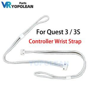 [호환품]Oculus Quest 3 3S VR 헤드셋 컨트롤러 손목 스트랩 타이 왼쪽 및 오른쪽 교체 부품용