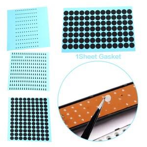 [호환품]IR 원격 제어 전도성 고무 단추 까만 호환 패드 수리용품