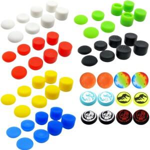 [호환품]플레이 스테이션 5 PS5/PS5 슬림/PS4 Xbox 시리즈 X/S one 360 컨트롤러 엄지 그립 캡 커버 용 2