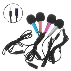 휴대용 미니 소형 호환 마이크 3.5mm 스테레오 스튜디오 KTV 노래방 휴대폰 핸드폰 노트북 PC 데스크탑 오