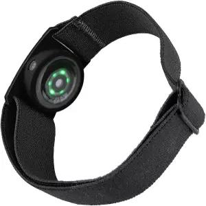 폴라 OH1/베리티 심박수 센서 교체 스트랩과 호환되는 YIN SONG 탄성 루프 나일론 암밴드 - 블랙