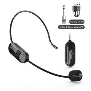 무선 마이크 헤드셋 음성 증폭기 스피커 노래방 컴퓨터 교육 회의 요가 노래 2.4G