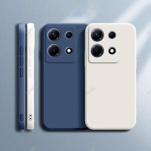 [호환품]Infinix Note 30 6.78 X6833B X6716B 사각형 액체 실리콘 카메라 보호 소프트 커버 충격 방지 Fund