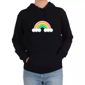 [하프클럽/]후드티 무지개 구름 아름 무지개 빨주노초파남보그림 다양한 색