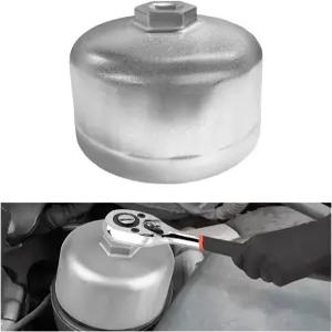 가스딘 86.6mm/16P 플루트 오일 필터 렌치 알루미늄 카트리지 스타일 하우징 캡 교환용 제거 도구 소켓