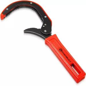 파워빌트 유니버설 오토사이징 오일 필터 렌치 - 2-3/4인치~3-3/4인치 스프링 장착 죠 스틸 구조 편안함과