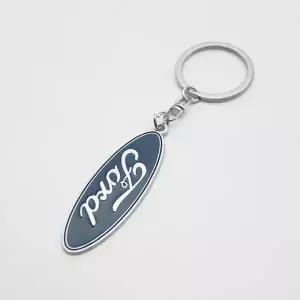 포드 레인저 피에스타 포커스 트랜짓 머스탱 몬데오 키 체인 링 자동차 액세서리3D 금속 배지 자동차 링 키