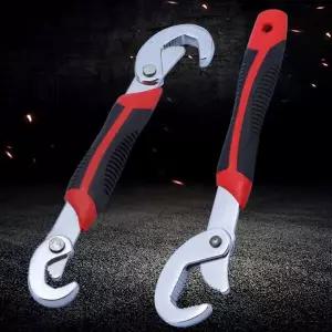 잔솔 만능렌치 2P 세트 멀티 파이프 렌지 스패너 렌찌