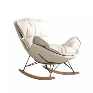 1인용 수면 독서 편안한 흔들 무중력 리클라이너 안락의자 소파 발코니 라운지체어 수유의자