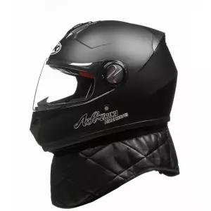 최강방한 오토바이 헬멧 투명단일 무광블랙 방풍 김서림방지 프리 사이즈