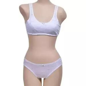 사랑스러운 주니어 1단계 면 브라팬티세트 WFIPU68