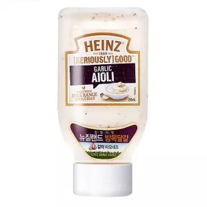 하인즈 갈릭 마요네즈 아이올리 295ml 하인즈마요네즈 하인즈갈릭마요네즈