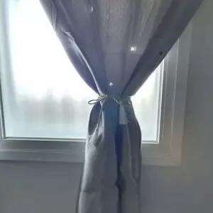 붙이는 스타펀칭 찍찍이 암막커튼 그레이 WFIPV6N