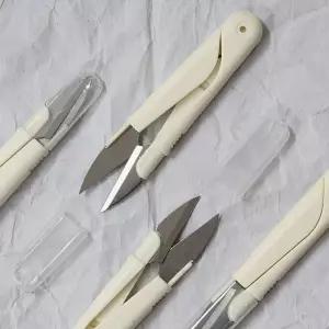 쪽가위 휴대용 실밥 안전캡 투명캡 (WFKBLJ4)