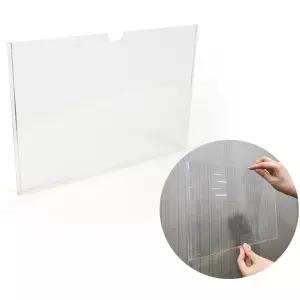 부착식 투명 인포프레임 A4 가로형 안내판 홍보판 메