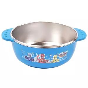 파워레인저 고버스터즈 논슬립스텐대접/어린이/그릇/유아식/국/밥/용기/식판/키즈/이유식/손잡이/주니어