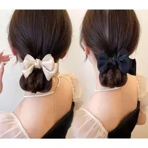 [하프클럽/셀러허브_여성트랜드패션]클립집게핀 반묶음 미니리본 당고 리