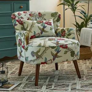 빈티지 1인용 쇼파 의자 모네 암체어 1인 엔틱