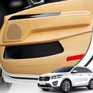 올뉴쏘렌토 가죽 도어커버 스크래치방지 커버 자동차도어커버 자동차커버 차량커버 차량용품