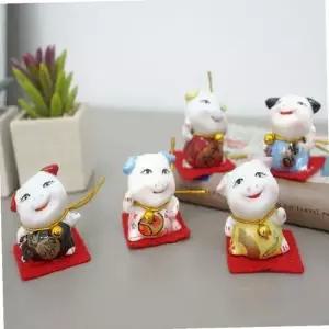 ksr 미니 방울 복 돼지 5P (004)