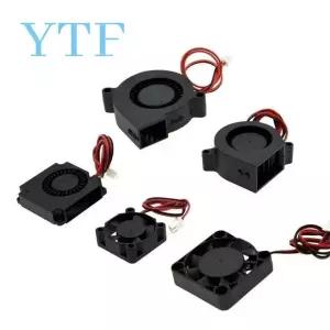 냉각 팬 3010 4010 5010mm 2 핀 듀폰 와이어 쿨러 와이어 DC 5V 12V 24V 다중 옵션 3D 프린터 1 개