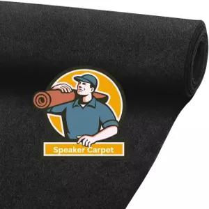 SAVUK 스피커 박스 카펫 카 서브 우퍼 트렁크 라이너 펠트 블랙 패브릭 RV 보트 트럭 자동차 인테리어 마린