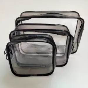 여행용 파우치 화장품 사각 캐리어 종 백 가방 미니 투명 정리 (WFKCQ7P)