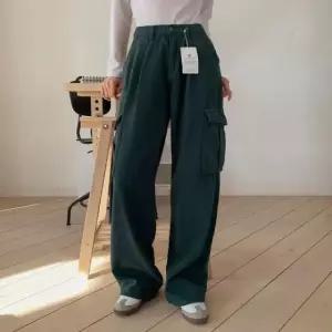 코튼 반바지 와이드팬츠 슬랙스여성바지 여자슬랙 (WFKC1LQ)