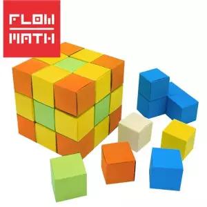 플로우수학교구- 3cm 컬러종이큐브(Paper Cube) 만들기(100장)