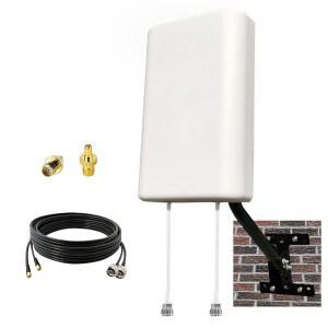 T 모바일 홈 인터넷용 SignalPlus 2x2 MIMO 안테나, 모뎀/라우터용 실외 4G LTE 방향성 안테나