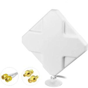 빙푸 고이득 4G LTE 안테나 35dBi 패널 MIMO SMA 남성 TS9 안테나, 무선 CPE 라우터 모바일 핫스팟 MiFi 광대역 모뎀 산업용 IoT 셀룰러 게이트웨이 지원